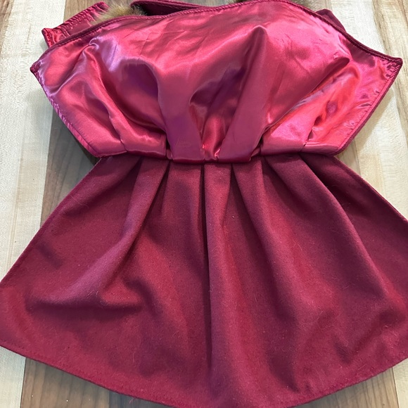 Doggie Design Wool Fur Trimmed Dog Harness Coat - Picture 2 of 5